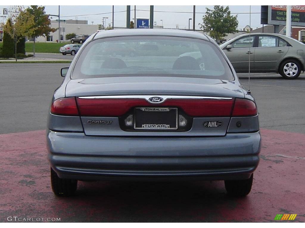 1999 Contour SE - Medium Steel Blue Metallic / Midnight Blue SVT Leather photo #4