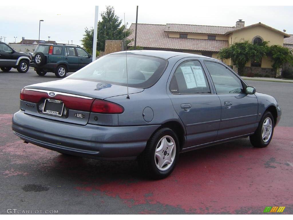 1999 Contour SE - Medium Steel Blue Metallic / Midnight Blue SVT Leather photo #5