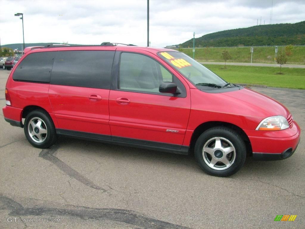 2001 Windstar SE Sport - Bright Red Metallic / Medium Graphite photo #5
