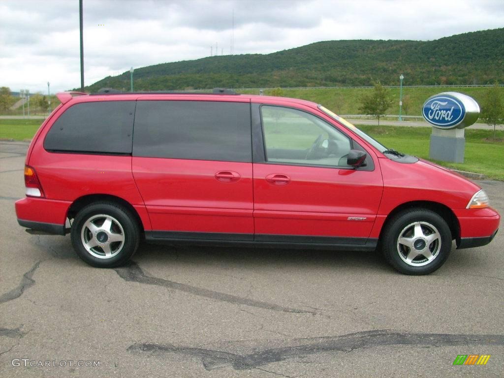 2001 Windstar SE Sport - Bright Red Metallic / Medium Graphite photo #6