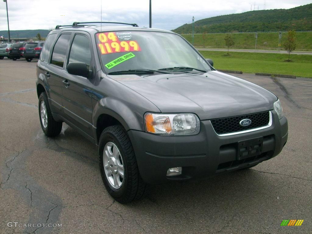 2004 Escape XLT V6 4WD - Dark Shadow Grey Metallic / Medium/Dark Flint photo #3