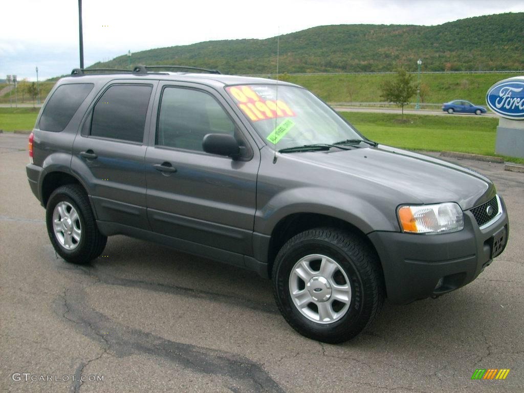 2004 Escape XLT V6 4WD - Dark Shadow Grey Metallic / Medium/Dark Flint photo #4