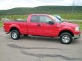 2007 Bright Red Ford F150 XLT SuperCab 4x4  photo #5