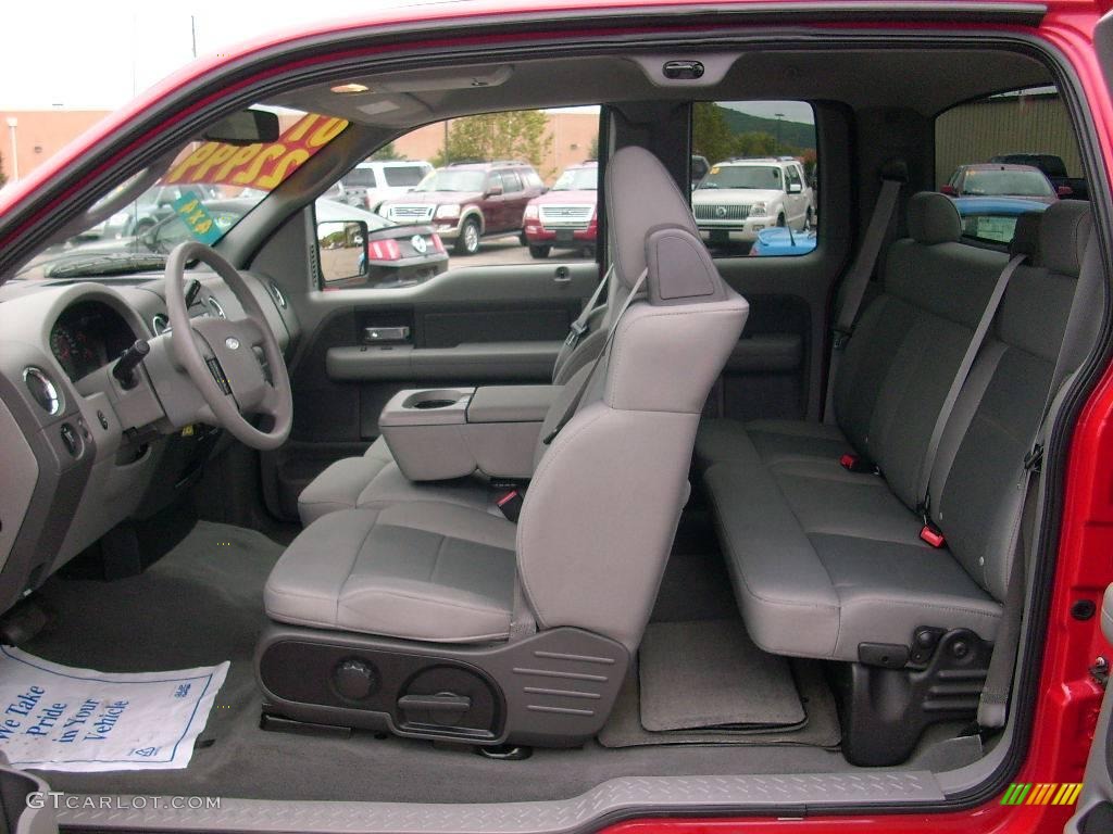 2007 F150 XLT SuperCab 4x4 - Bright Red / Medium Flint photo #18