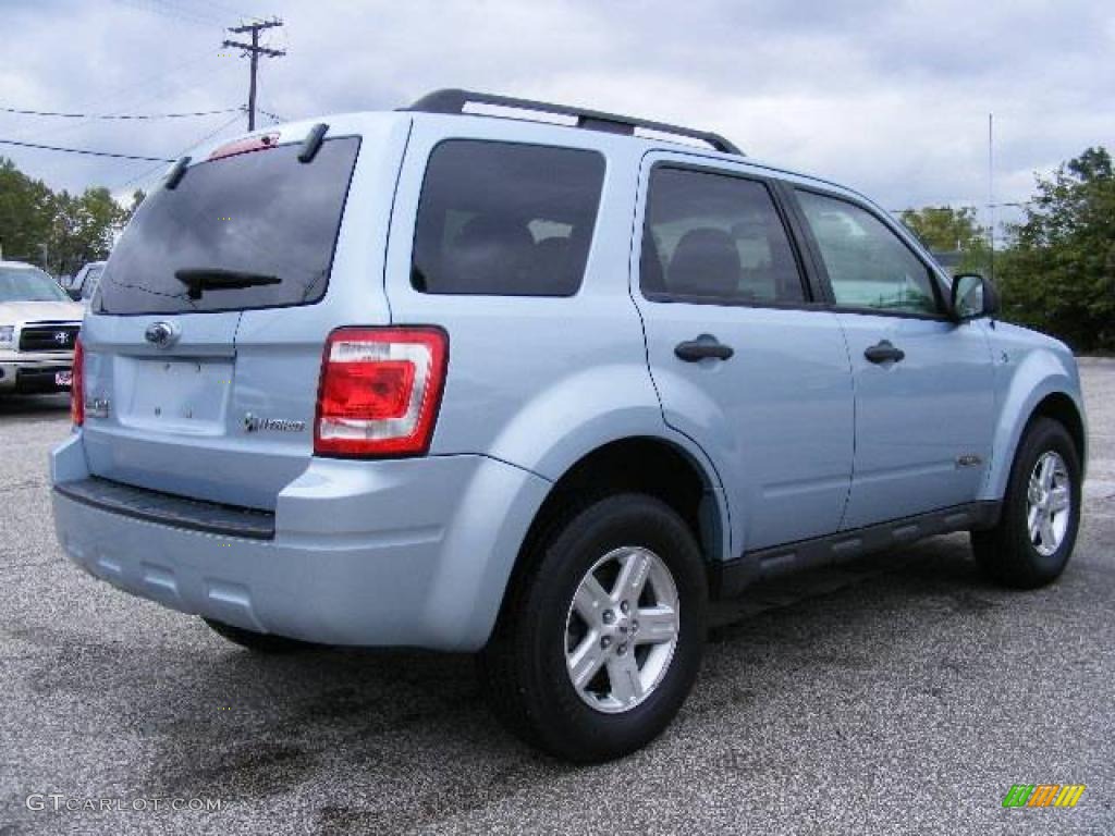 2008 Escape Hybrid - Light Ice Blue / Stone photo #3