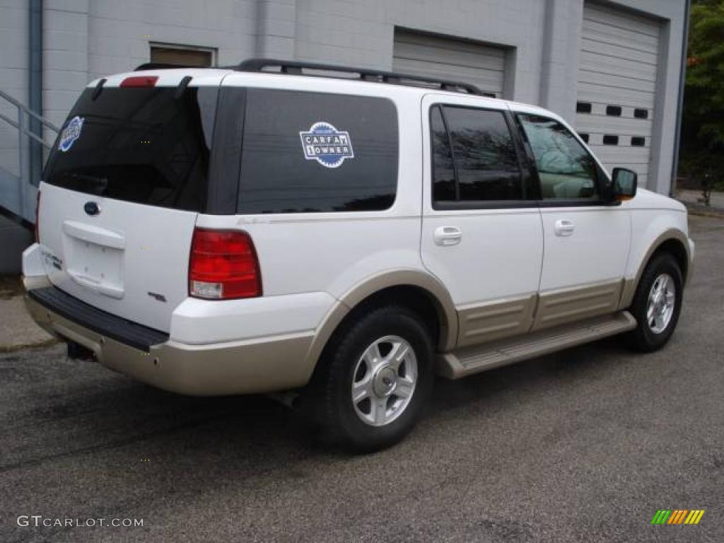 2006 Expedition Eddie Bauer 4x4 - Oxford White / Medium Parchment photo #3