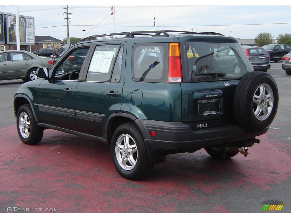 1999 CR-V EX 4WD - Clover Green Pearl / Charcoal photo #3