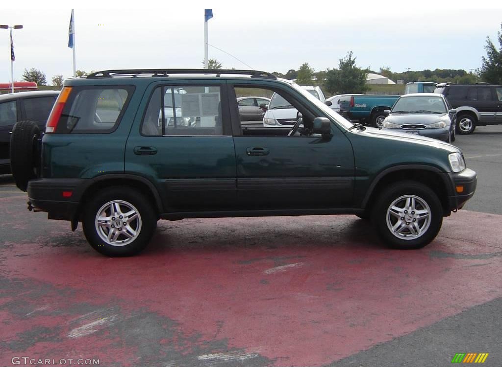 1999 CR-V EX 4WD - Clover Green Pearl / Charcoal photo #6