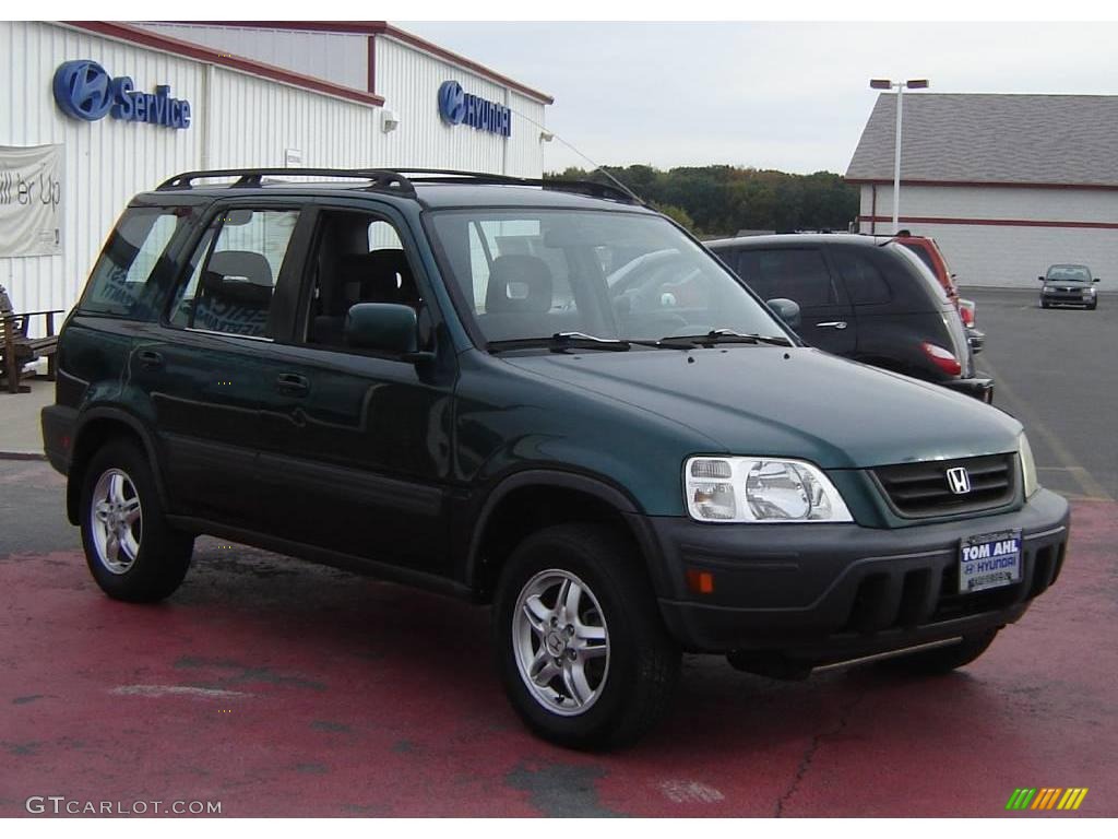 1999 CR-V EX 4WD - Clover Green Pearl / Charcoal photo #7