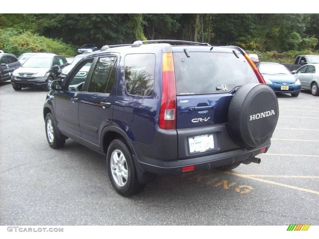 2004 CR-V EX 4WD - Eternal Blue Pearl / Black photo #2