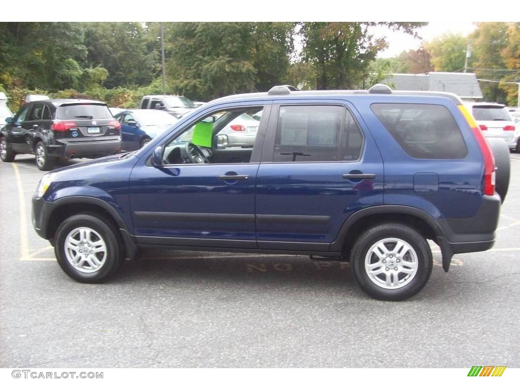 2004 CR-V EX 4WD - Eternal Blue Pearl / Black photo #19