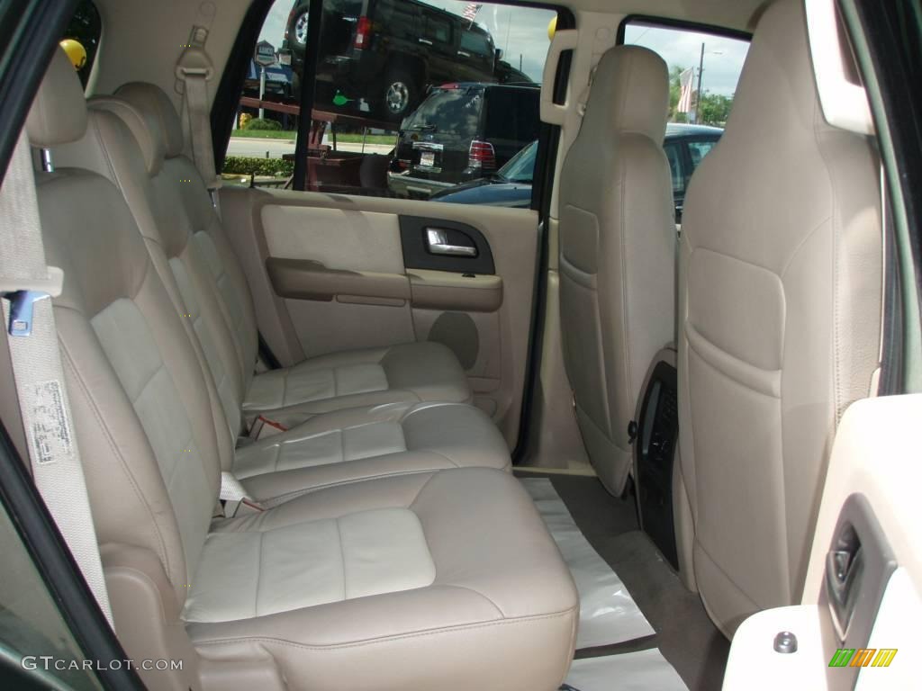 2003 Expedition Eddie Bauer 4x4 - Estate Green Metallic / Medium Parchment photo #16