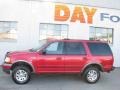 2001 Laser Red Ford Expedition XLT 4x4  photo #2