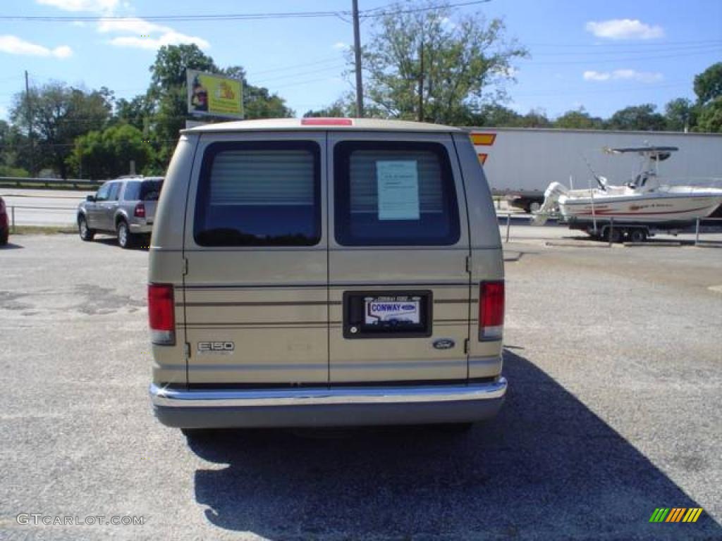 1999 E Series Van E150 Custom Passenger - Harvest Gold Metallic / Medium Parchment photo #6