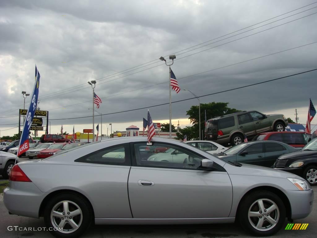 2003 Accord EX Coupe - Satin Silver Metallic / Black photo #3