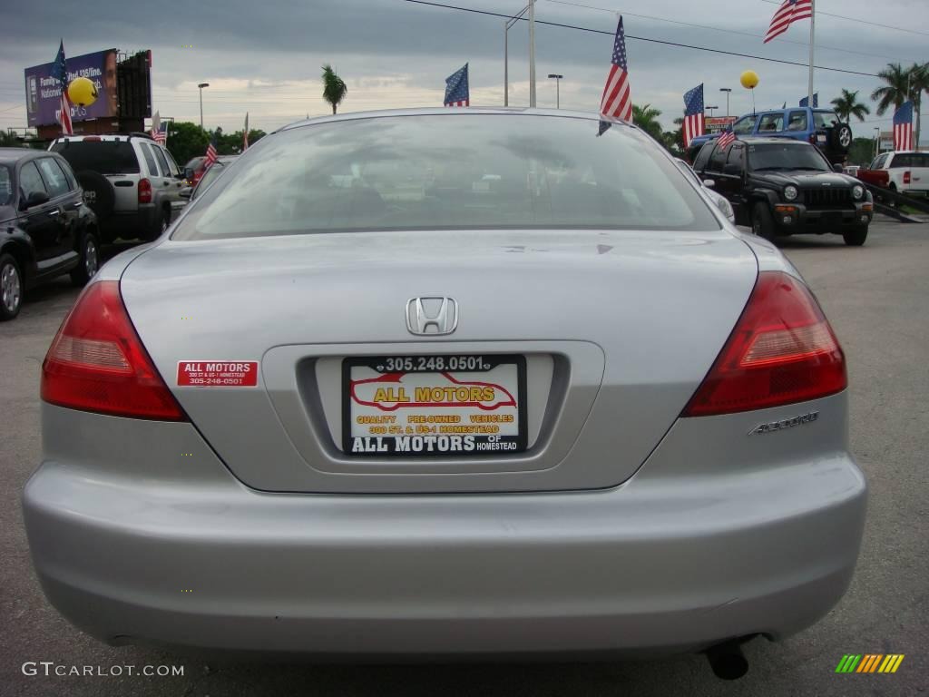 2003 Accord EX Coupe - Satin Silver Metallic / Black photo #5