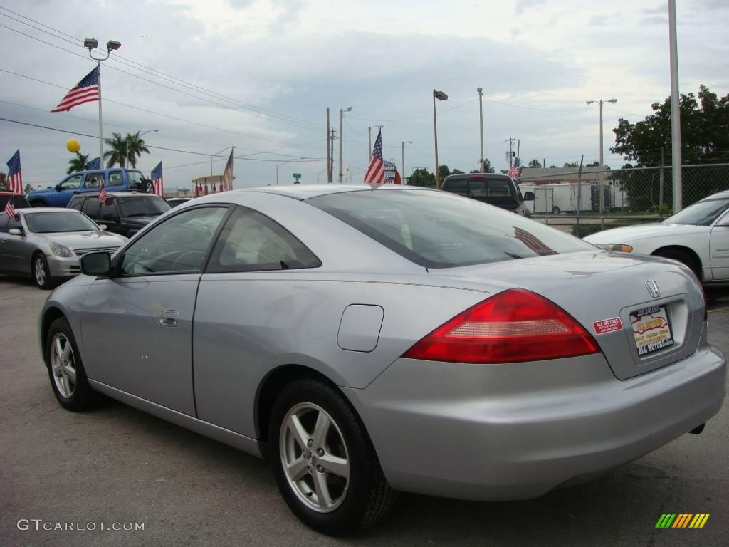 2003 Accord EX Coupe - Satin Silver Metallic / Black photo #6