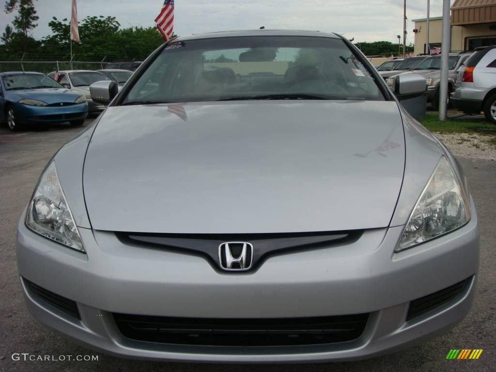 2003 Accord EX Coupe - Satin Silver Metallic / Black photo #9