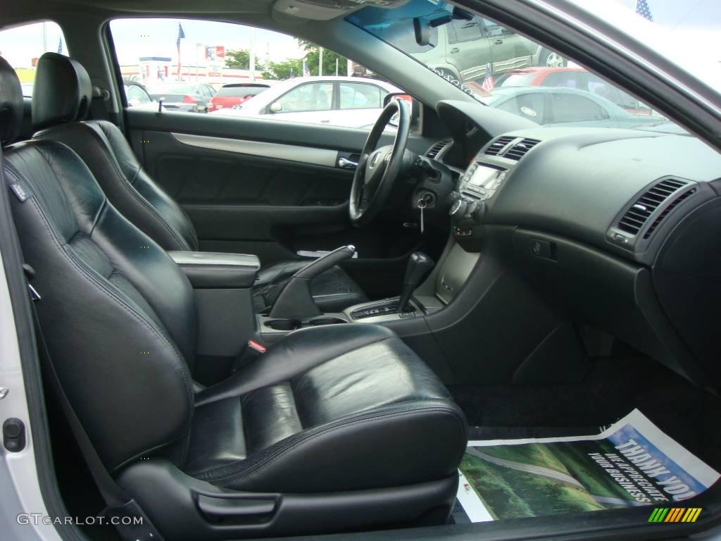 2003 Accord EX Coupe - Satin Silver Metallic / Black photo #12