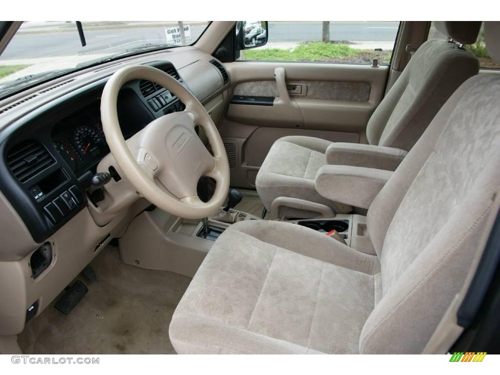 2002 Trooper LS 4x4 - Dragon Green Mica / Beige photo #10