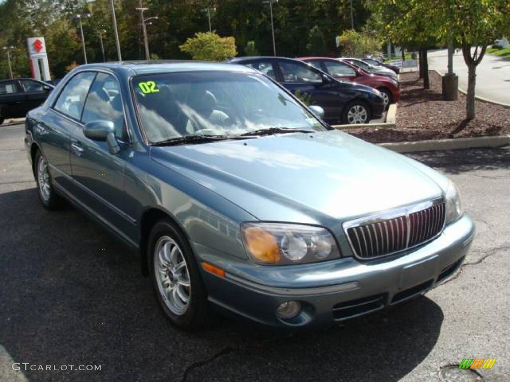 2002 XG350 Sedan - Celadon Green / Beige photo #5