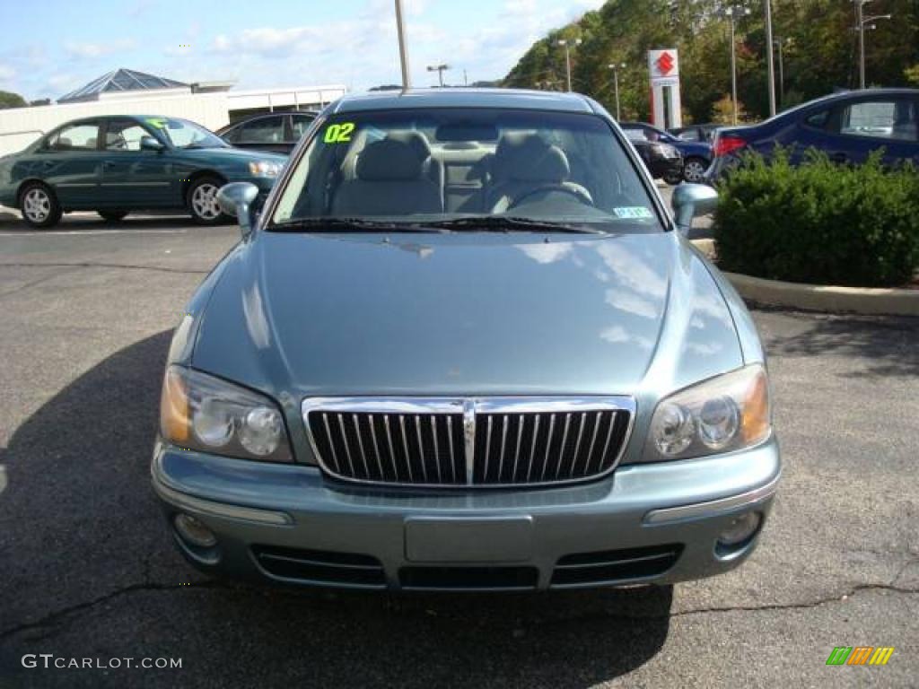 2002 XG350 Sedan - Celadon Green / Beige photo #6