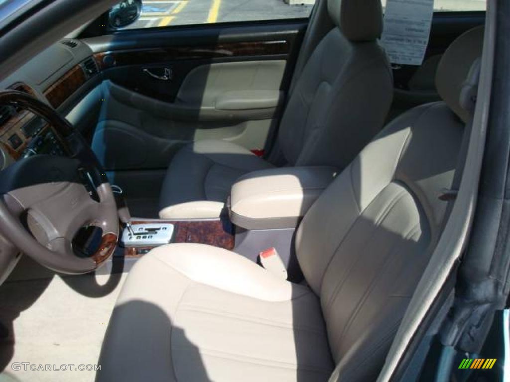2002 XG350 Sedan - Celadon Green / Beige photo #8