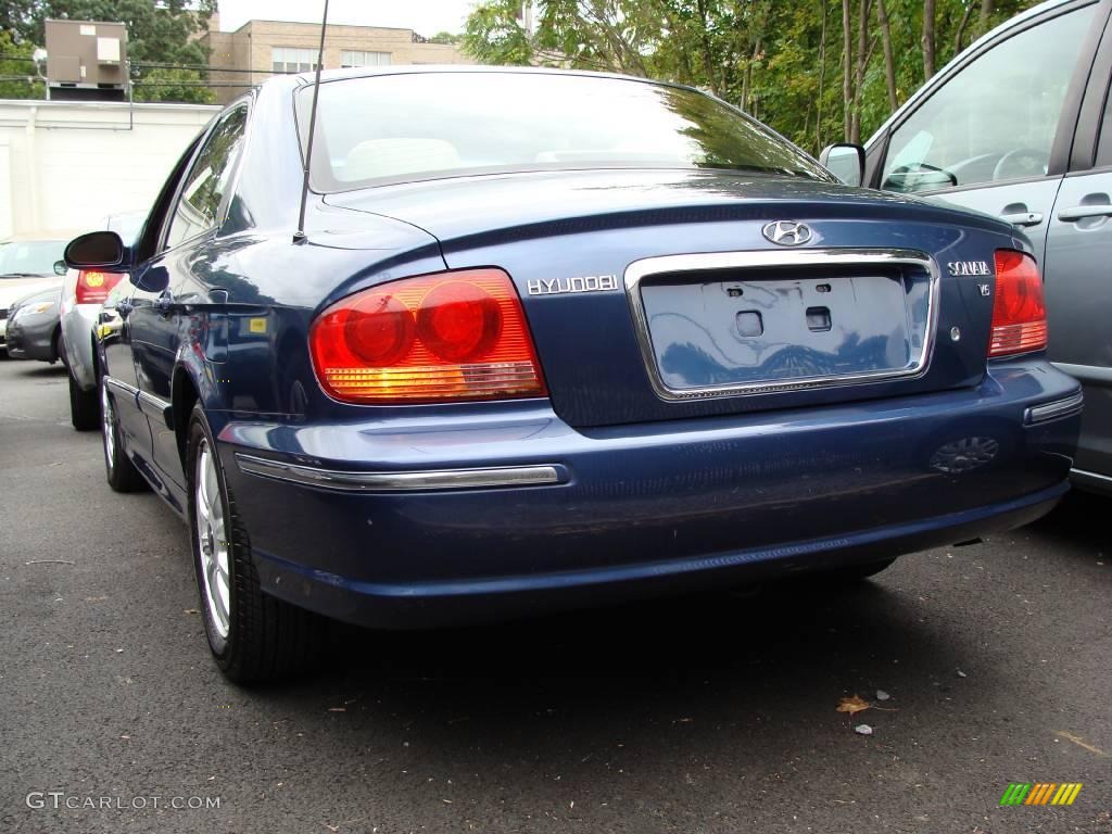 2005 Sonata GLS V6 - Ardor Blue / Beige photo #7