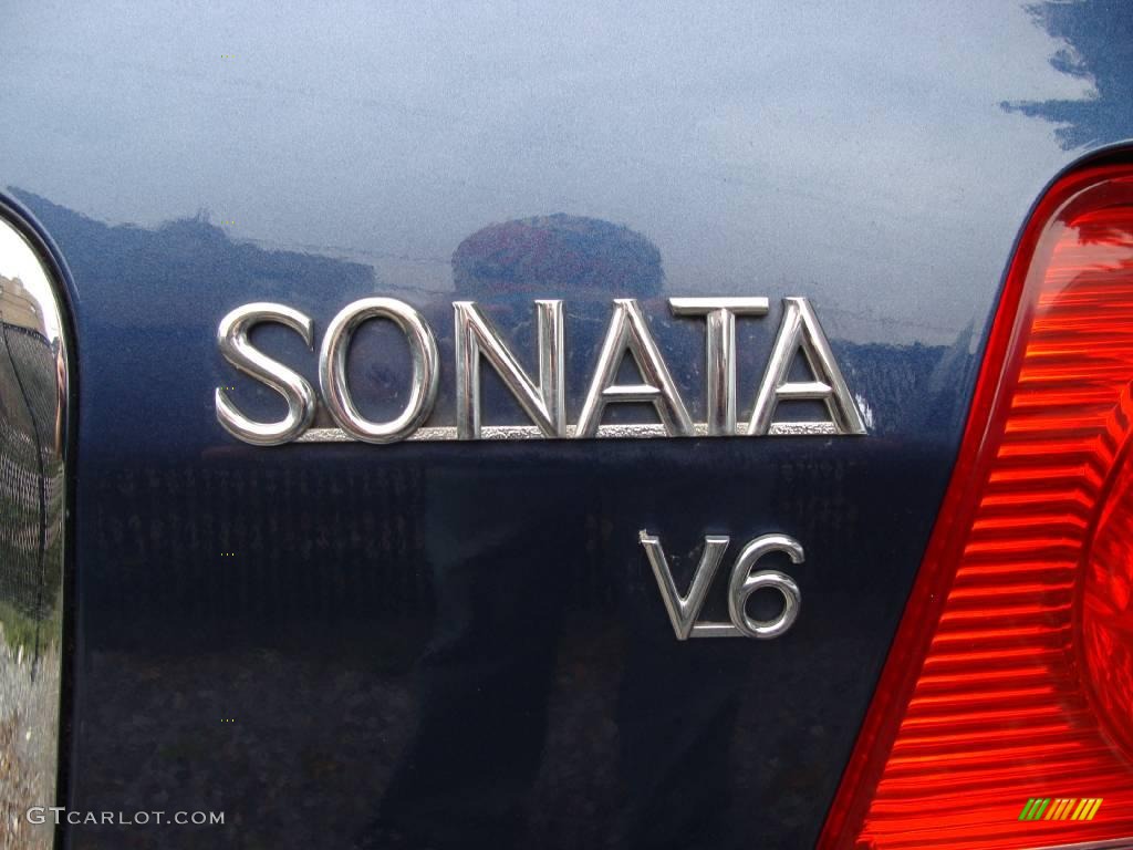 2005 Sonata GLS V6 - Ardor Blue / Beige photo #21