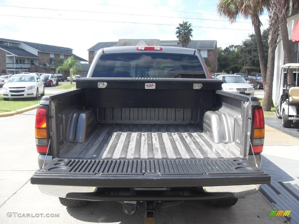 2006 Sierra 1500 SLT Crew Cab 4x4 - Stealth Gray Metallic / Dark Pewter photo #3