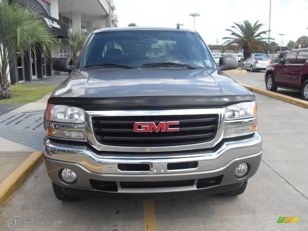 2006 Sierra 1500 SLT Crew Cab 4x4 - Stealth Gray Metallic / Dark Pewter photo #6