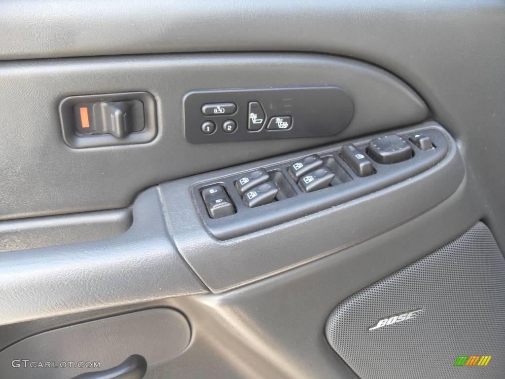 2006 Sierra 1500 SLT Crew Cab 4x4 - Stealth Gray Metallic / Dark Pewter photo #14