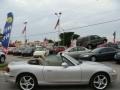 2002 Sunlight Silver Metallic Mazda MX-5 Miata Roadster  photo #2