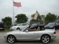 2002 Sunlight Silver Metallic Mazda MX-5 Miata Roadster  photo #6