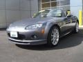 2008 Galaxy Gray Mica Mazda MX-5 Miata Grand Touring Roadster  photo #1