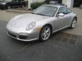 Arctic Silver Metallic - 911 Carrera Coupe Photo No. 8