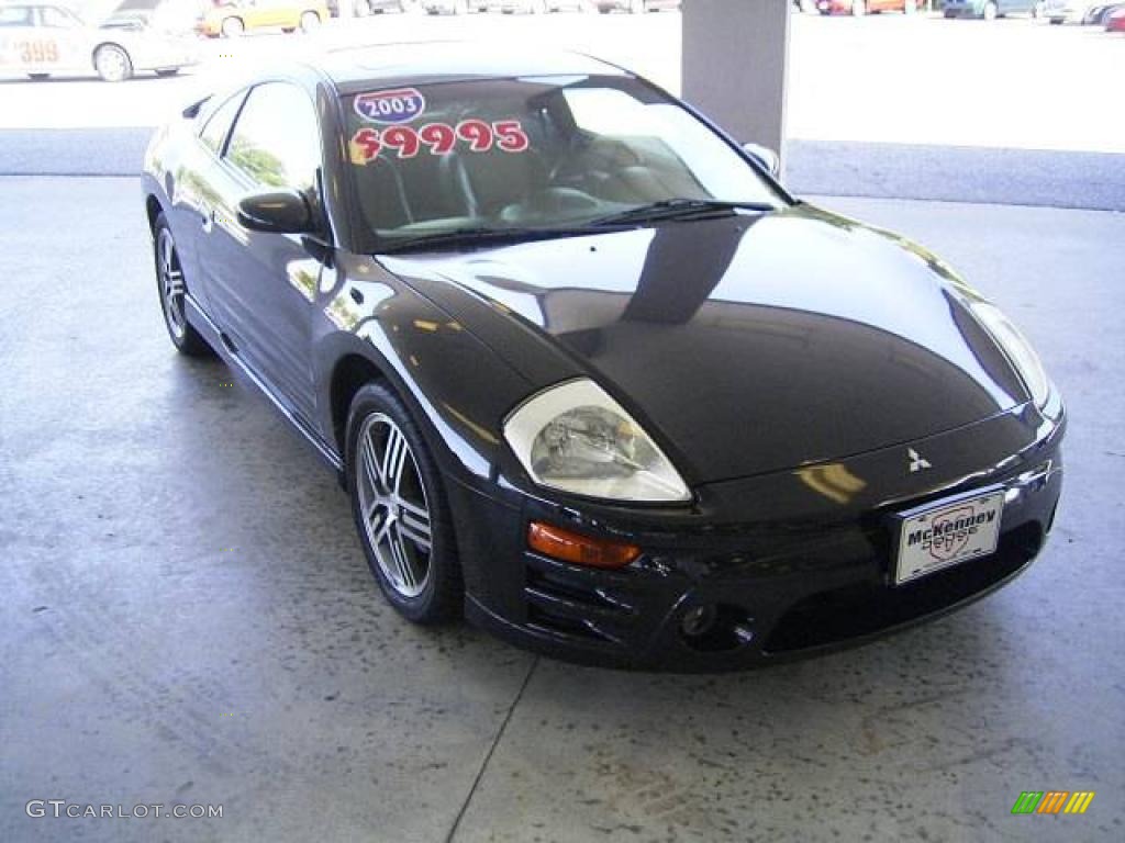 2003 Eclipse GTS Coupe - Kalapana Black / Sand Blast photo #5