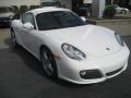 2010 Carrara White Porsche Cayman S  photo #2