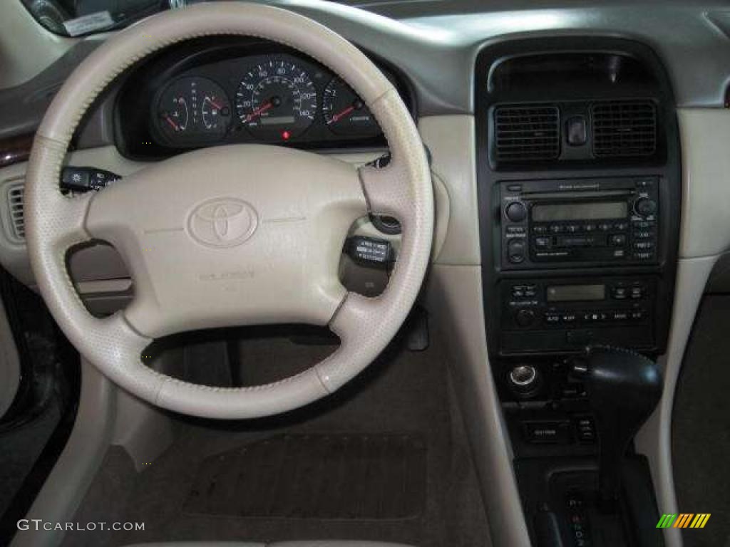 2000 Solara SLE V6 Convertible - Black Sand Pearl / Ivory photo #7