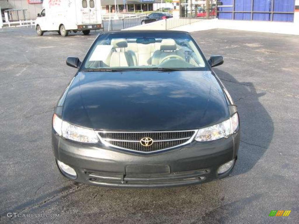 2000 Solara SLE V6 Convertible - Black Sand Pearl / Ivory photo #13