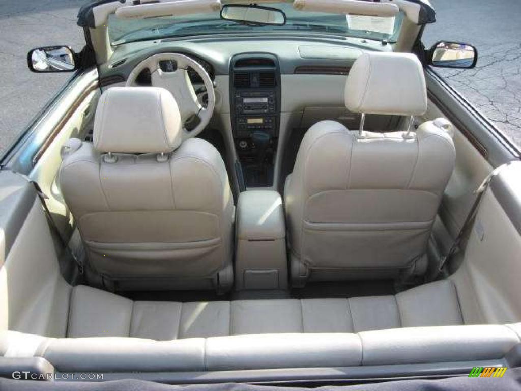 2000 Solara SLE V6 Convertible - Black Sand Pearl / Ivory photo #16