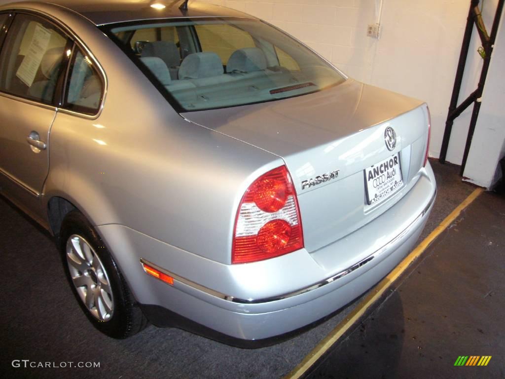 2003 Passat GLS Sedan - Reflex Silver Metallic / Grey photo #8