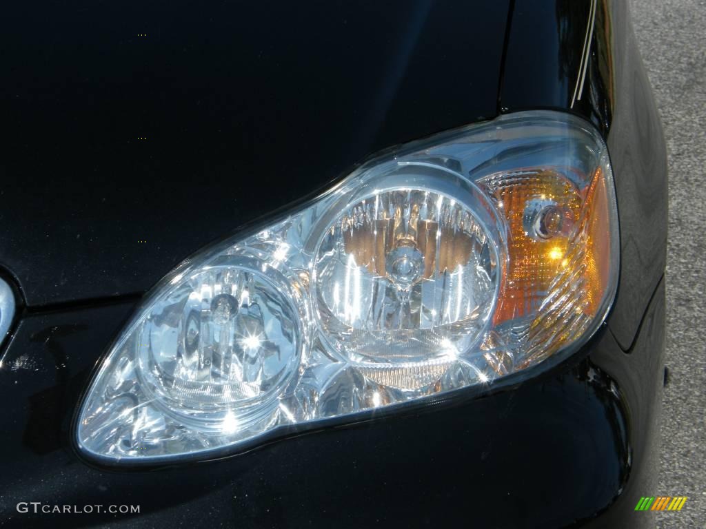 2006 Corolla CE - Black Sand Pearl / Beige photo #9