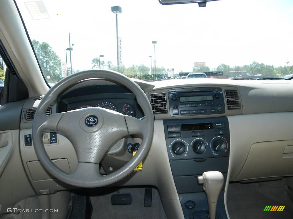 2006 Corolla CE - Black Sand Pearl / Beige photo #18