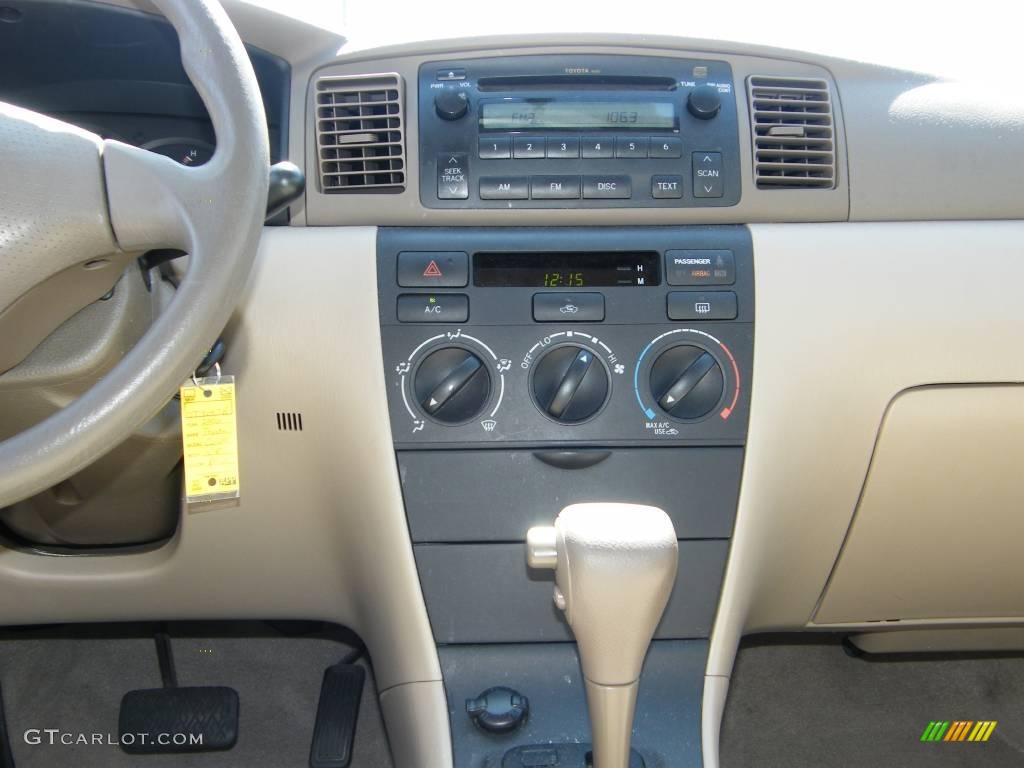 2006 Corolla CE - Black Sand Pearl / Beige photo #20