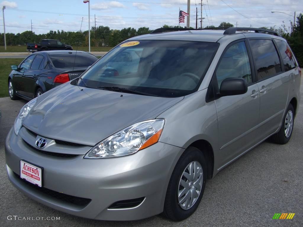 Silver Shadow Pearl Toyota Sienna