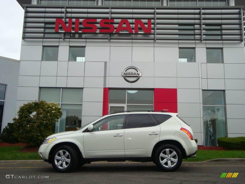 2006 Murano S AWD - Glacier Pearl / Cafe Latte photo #7
