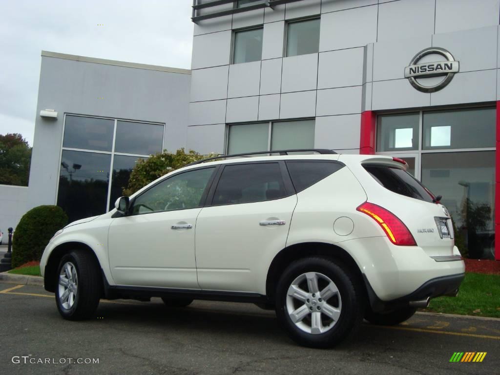 2006 Murano S AWD - Glacier Pearl / Cafe Latte photo #8