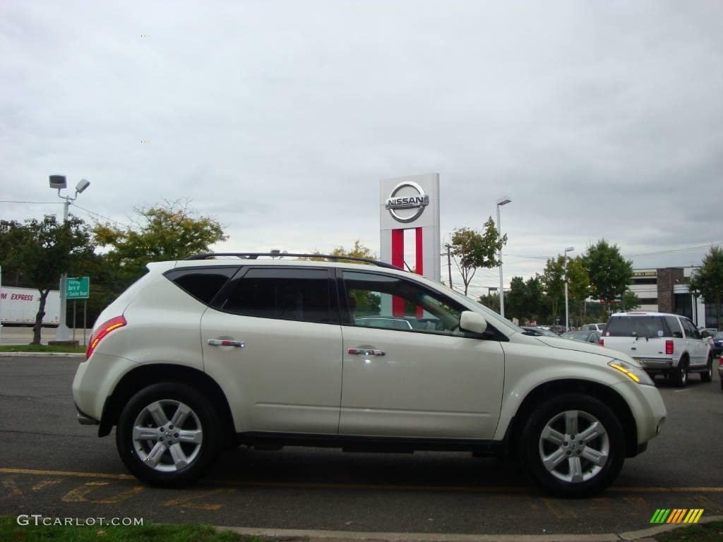 2006 Murano S AWD - Glacier Pearl / Cafe Latte photo #13