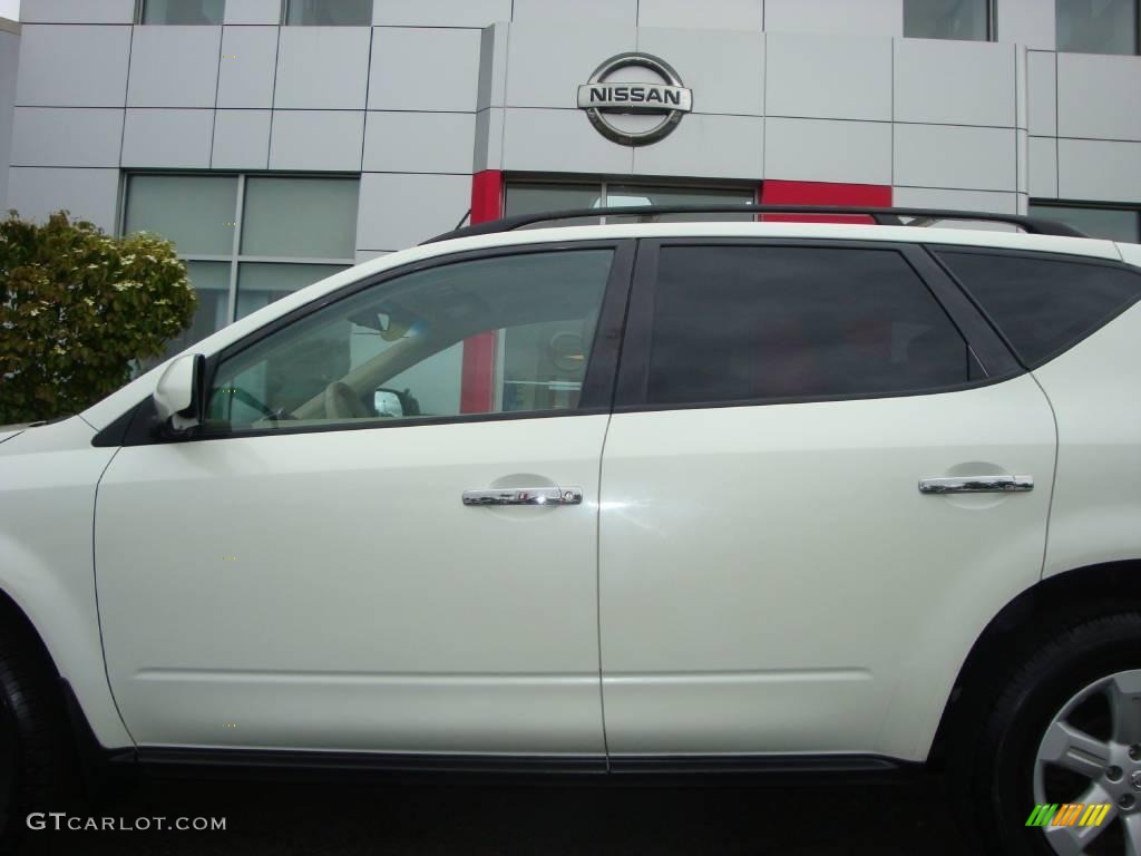 2006 Murano S AWD - Glacier Pearl / Cafe Latte photo #18